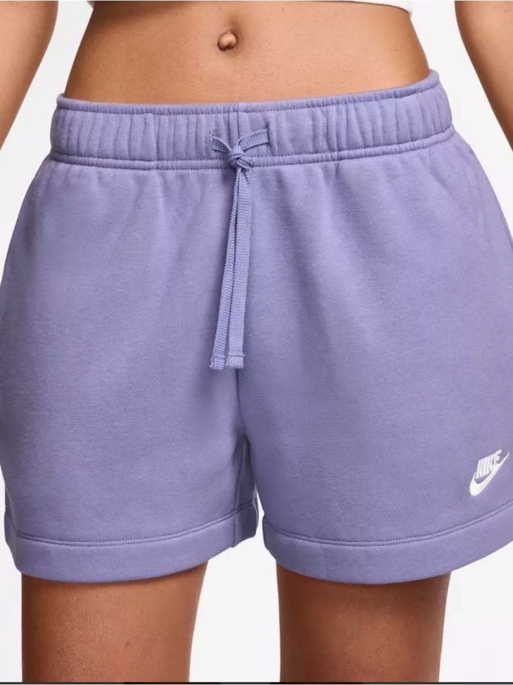 Nike Women's Nike Club Fleece Shorts. Sz XS Dusty Amethyst.